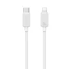 Kabel, USB-C till Lightning, 30W, 2m - Vit