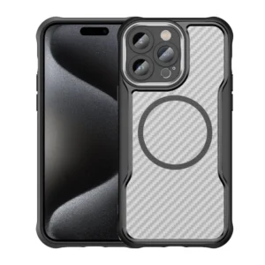 Baksideskal, iPhone 15 Pro, MagSafe, Carbon