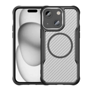 Baksideskal, iPhone 15, MagSafe, Carbon