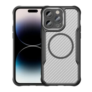 Baksideskal, iPhone 14 Pro, MagSafe, Carbon