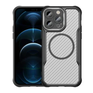 Baksideskal, iPhone 12 Pro Max, Carbon, MagSafe