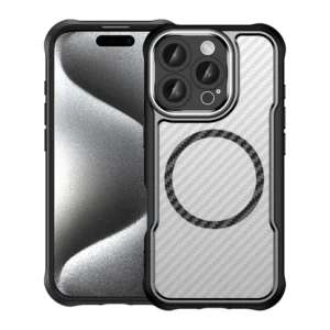 Baksideskal, iPhone 16 Pro, MagSafe, Carbon