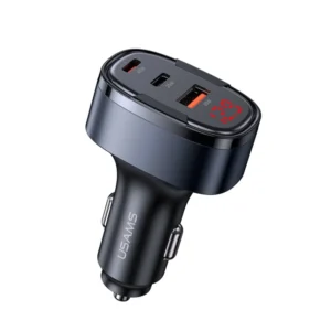 Billaddare, USB-A + USB-C + Lightning, 100W
