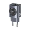 Strömadapter, USB-A + USB-C + Apple Watch, 20W GaN