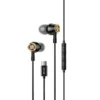 Hörlurar, In-ear, mikrofon, kontroll, USB-C, 1.2m